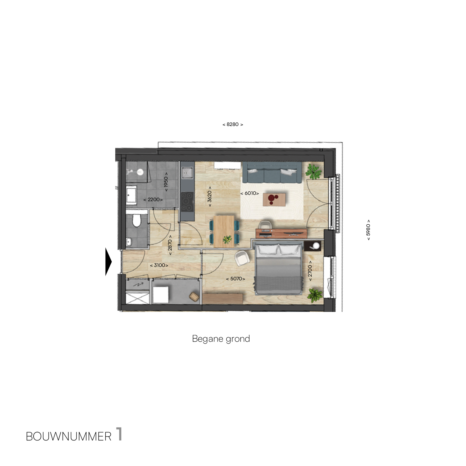 Plattegrond BN. 1