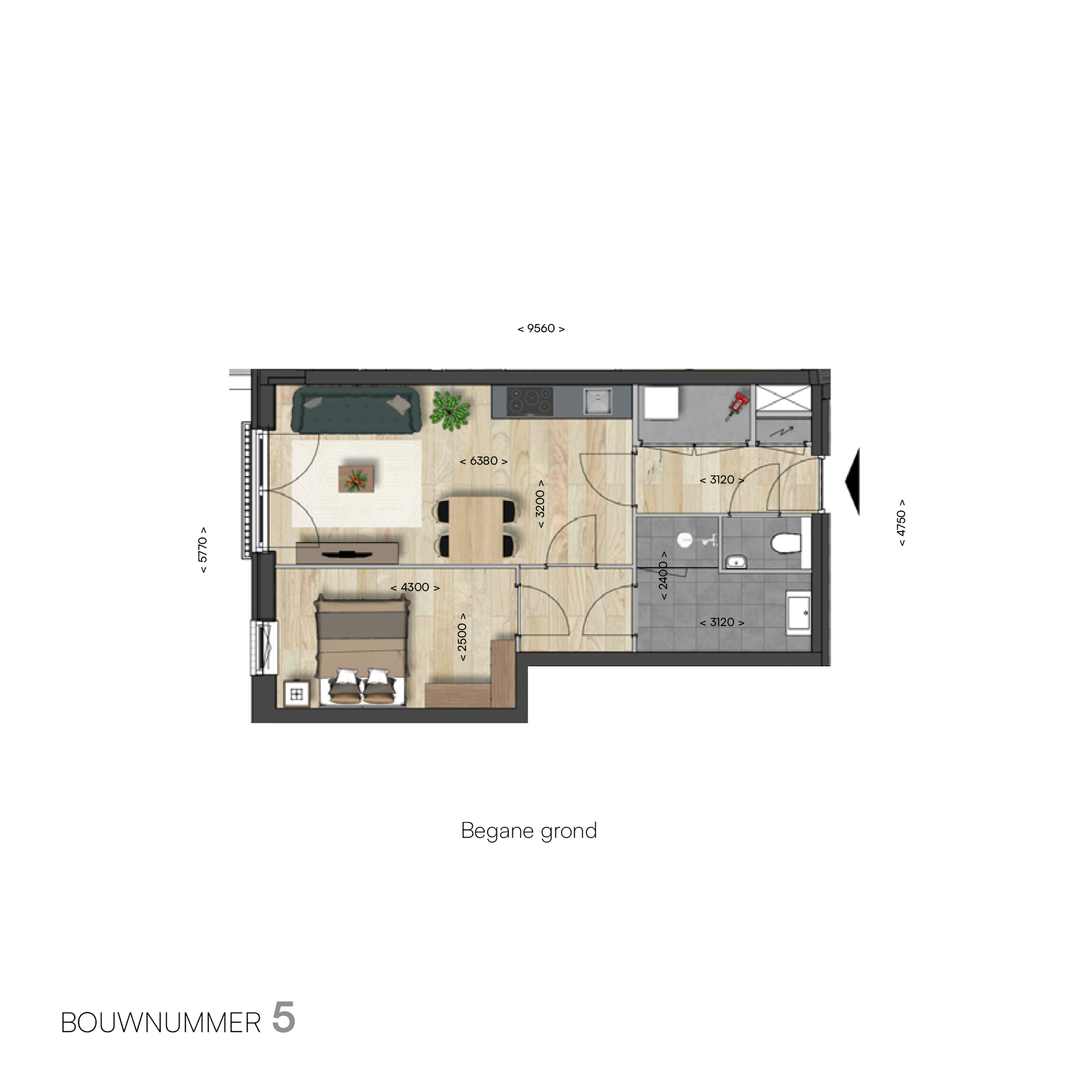 Plattegrond BN. 5